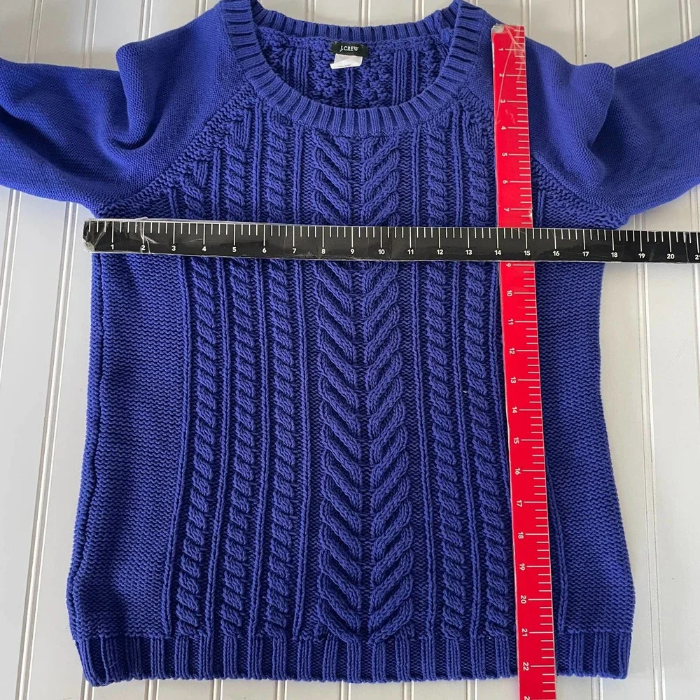 J. Crew Thick Cable knit sweater size S